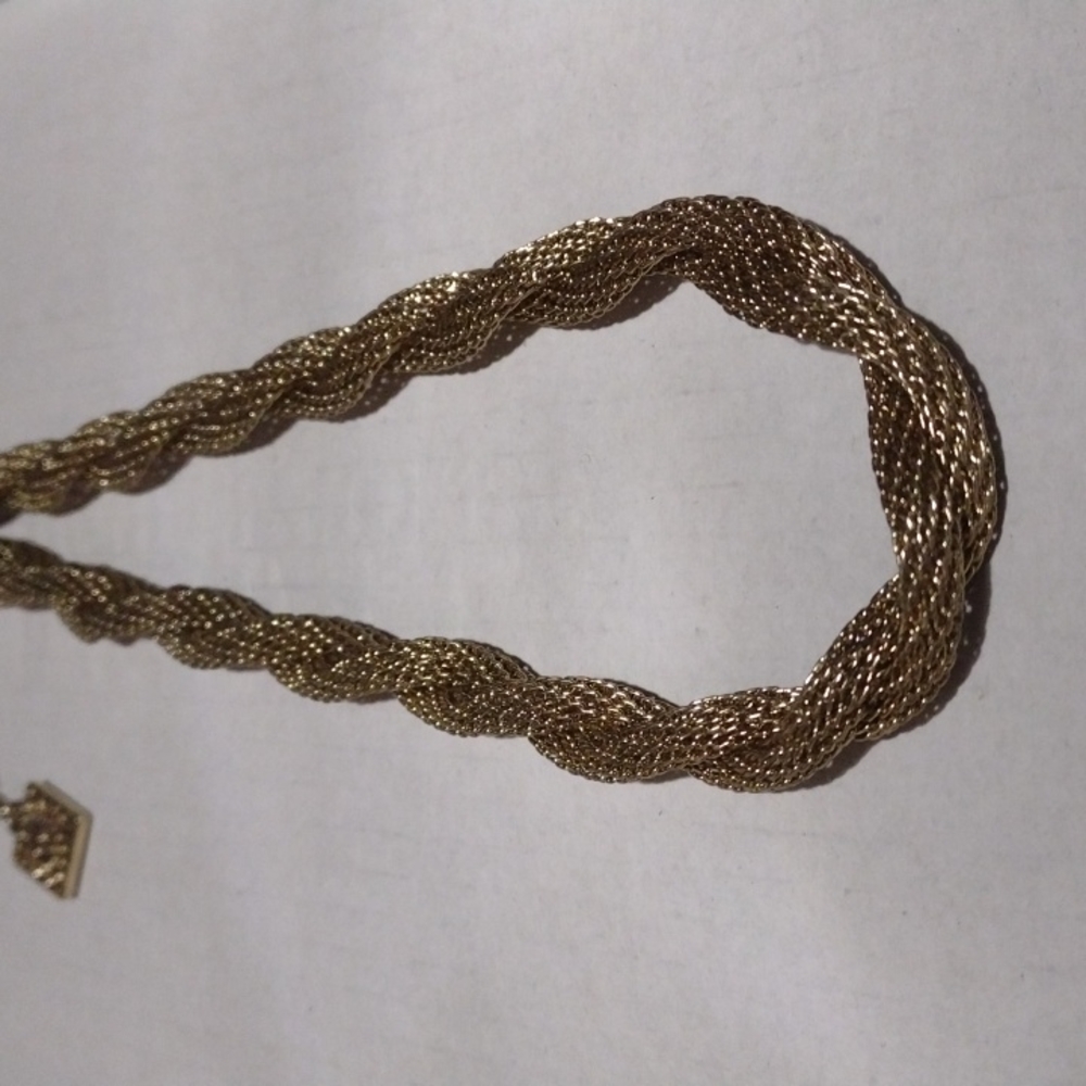 Anne Klein Twisted Gold Necklace
